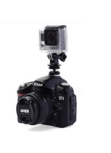 1/4-20 to Hot Shoe Adapter With GoPro Mount