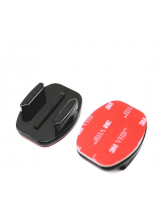Replacement GoPro Sticky mounts with Genuine 3M Adhesive Backing (FLAT Pair of 2)